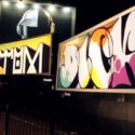 Tom, Dick & Harry – charity London billboard graffiti