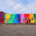 Risk and Ron English’s latest mural in Austin Texas