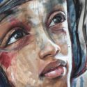 Herakut in Paris for Mathgoth Gallery