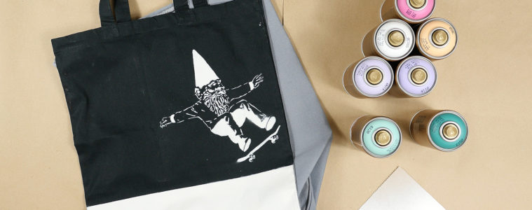 MONTANA DIY PROJECT 02 STENCILED BAGS