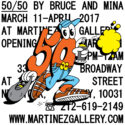 Martinez Gallery presents “50/50” Exhibition by Mina & Bruce
