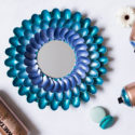 DIY PROJECT BY NICESTTHINGS: SPOON MIRROR WITH MONTANA METALLIC EFFECT
