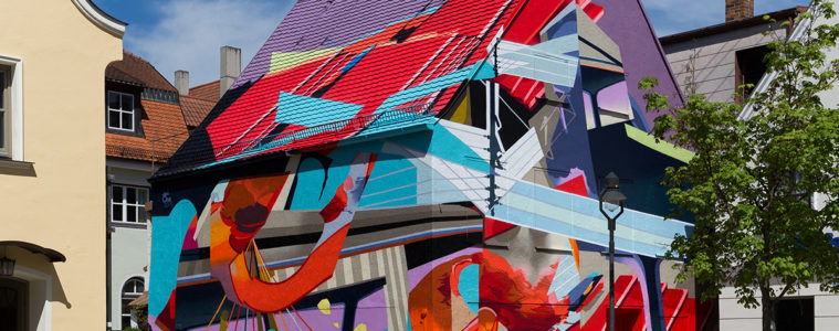 UNDER ONE ROOF MURAL SATONE PFAFFENHOFEN GERMANY