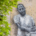 Lebanese Artist Yazan Halwani paints mural in Mannheim
