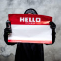 New Montana HELLO MY NAME Sticker DIN A2