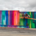 Risk paints giant wall in San Diego