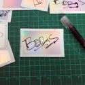 MONTANA HOLOGRAM EGGSHELL STICKER
