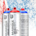 The New Montana MARBLE EFFECT Colors Red & Blue