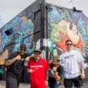 Dragon76, Jose Mertz, SaturnoArt & Woes Mural for POW! WOW! HAWAII