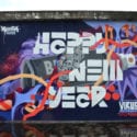 Happy New Year Mural by Virus (Portugal)
