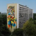 Nash, Does and June 36-Meter High Mural in Sittard