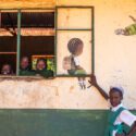 Seth Globepainter and Martha Cooper in Kenya