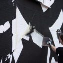 Australian Artist Georgia Hill painting for STADT.WAND.KUNST