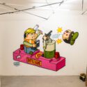 Malaysian Artist CLOAKWORK Painting at Montana Store FRANKFURT